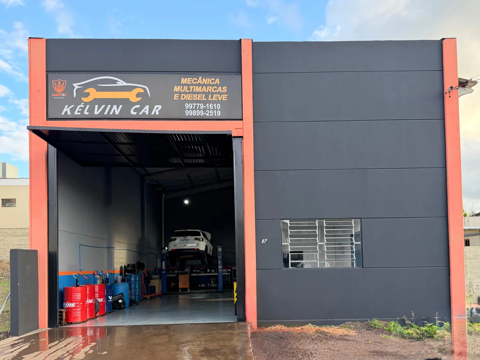 Oficina mecânica Kélvin Car em Teutônia RS – equipe e estrutura